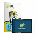BROTECT - Screenprotector voor Denver TIO-10525 - Folie Beschermfolie transparant 2 Stuks