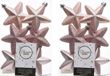 Decoris Kersthanger Sterren - 12 stuks - Lichtroze - 7 cm - Kunststof