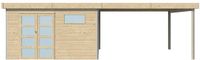 Woodlands Blokhut Kasuko met Overkapping en Dakisolatie 785 x 385 cm