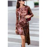 Desigual Damesjurk Oporto Bruin S