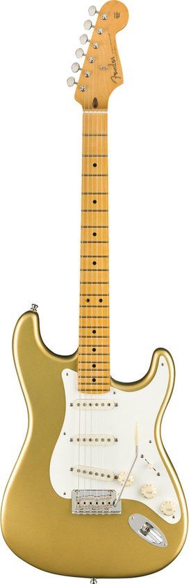 Fender Lincoln Brewster Stratocaster MN Aztec Gold Electric Guitar with Case
