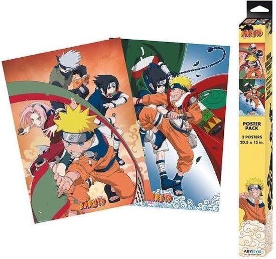 TUBBZ NARUTO - Naruto vs Sasuke - Set 2 posters