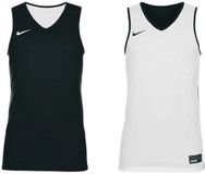Nike Reversible Mouwloos T-shirt Wit, Zwart L