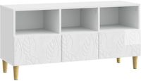 vidaXL TV-kast 102 x 34,5 x 50 cm Hoogglans Wit Bewerkt hout