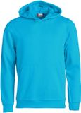 Clique Basic hoody jr Turquoise maat 110/120