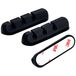 TRU COMPONENTS TRU COMPONENTS T24CA080 Kabelhouder Zelfklevend TC-12888592 Bundel-Ø (bereik) 6 mm (max) Zwart 3 stuk(s)