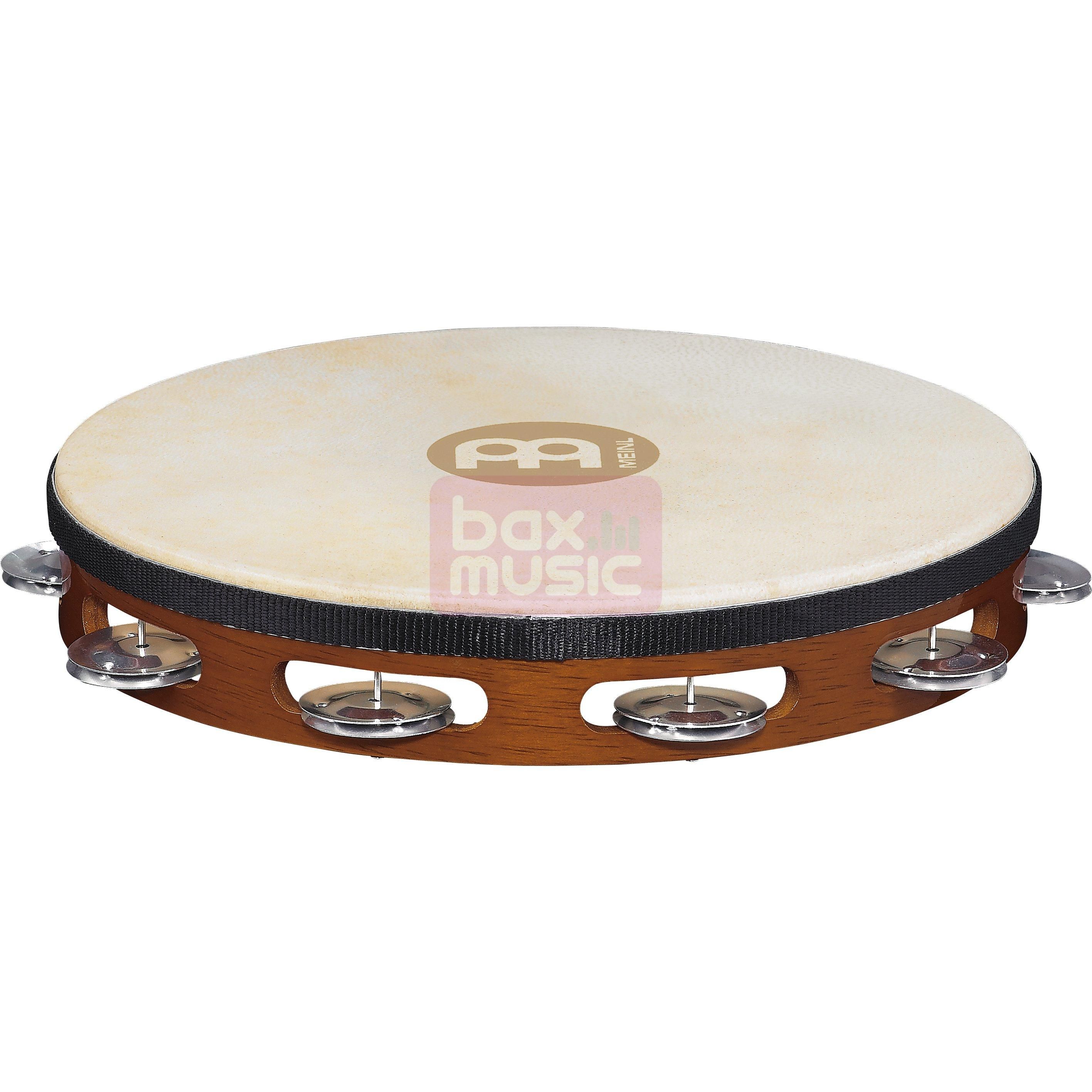 Meinl TAH1A-AB Traditional Goat-Skin Wood Tambourine aluminium