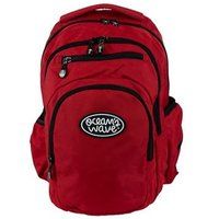 Ocean's Wave - Schooltas - multizipper - rood