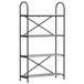 vidaXL Étagère - 4 niveaux - 80 x 30 x 146 cm - Bois traité - Gris Sonoma