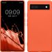 kwmobile telefoonhoesje geschikt voor Google Pixel 6a - Hoesje voor smartphone - Back cover in levendig koraal