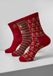 Urban Classics Christmas Gingerbread Lurex 3Pack Sokken Multicolours 39-42