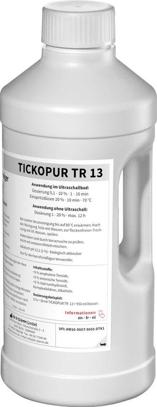 TICKOPUR TR13 - 2L Reinigingsconcentraat voor injectoren, verstuivers en tandwielen
