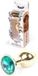 Boss Series - Gold Plug - Anale Plug - Buttplug - Gouden Plug - Diamant - S/M - Groen