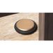 Viefe Butoir de porte au sol LOW en aluminium, Ø 68 mm - laiton brossé foncé