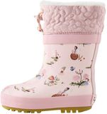 Next - Meisjes - Thinsulate gevoerde regenlaarzen met rand - Roze