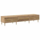 vidaXL TV-meubel 150 x 36 x 30 cm Artisan Eiken Bewerkt Hout