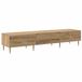 vidaXL TV-meubel 150 x 36 x 30 cm Artisan Eiken Bewerkt Hout