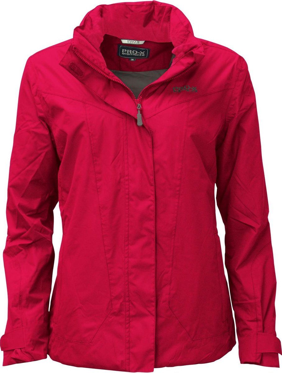 Pro-x Elements Outdoorjas Cindy Dames Polyester Rood Maat 50