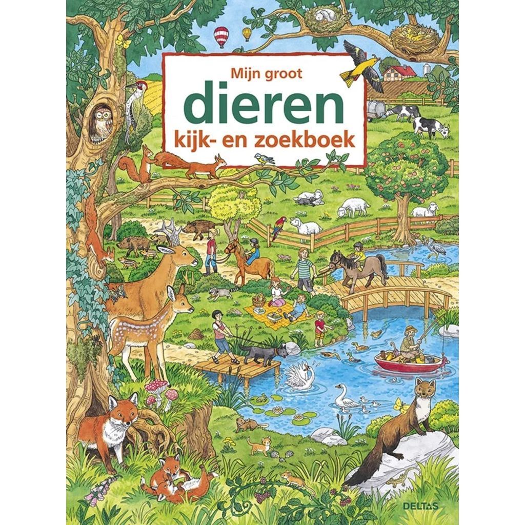 Deltas mijn groot dieren kijk- en zoekboek 28 cm Caryad
