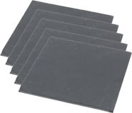 Excellent Houseware Set van 5x stuks leisteen serveerplanken 30 x 30 cm