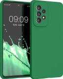 kwmobile telefoonhoesje geschikt voor Samsung Galaxy A53 5G - Hoesje met siliconen coating - Smartphone case in elfengroen