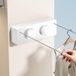 MUSTORN Fil de séchage rétractable - 4,2 m - Blanc - Inox