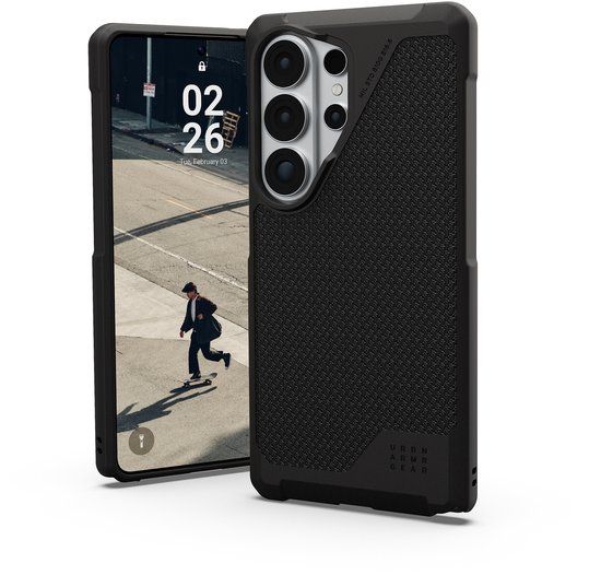 Urban Armor Gear UAG Metropolis LT MagSafe Backcover geschikt voor Samsung Galaxy S26 Ultra - Kevlar Black