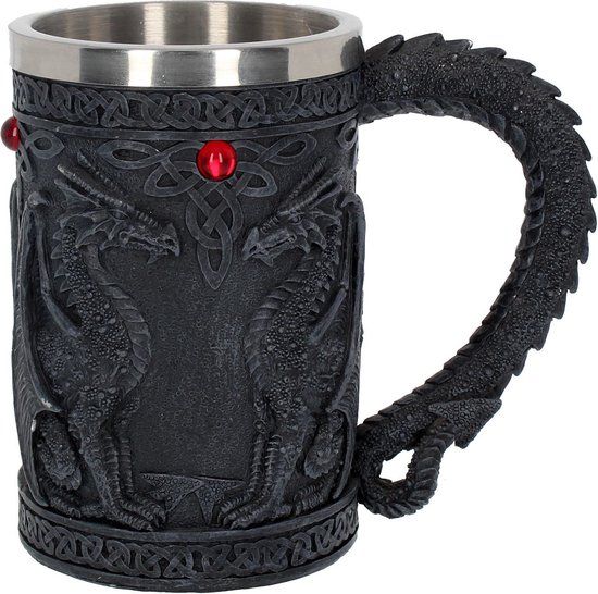 Nemesis Now Black Wing Tankard - 16cm - Black - Resin - 0.6L - Lord of the Rings