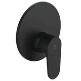 Ideal Standard Cerafine O eengreepsmengkraan voor inbouwdouche, één weg, buitendelen, zwart zijde