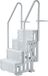Intex Échelle de piscine, Gris, 4 marches, 2 mains courantes, Capacité de poids de 400 lb, Convient aux piscines de 48 à 54 pouces