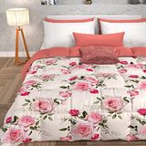 PETTI Artigiani Italiani Winterdekbed 170 x 260 cm | Bloemen 20 Crème
