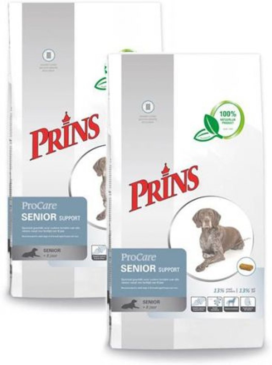 Prins Procare Hondenvoer Senior - Oude Hond - 2x15 kg