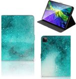 B2Ctelecom Hoes iPad Pro 11 (2020/2021/2022) Painting Blue