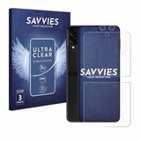 Savvies Screenprotector voor Samsung Galaxy Z Flip 3 5G (Voor+Camera) - Transparant - 6 Stuks
