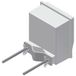 TEKO COLOR.5 COLOR.5 Lege behuizing 90 x 80.5 x 25 x 90 ABS Lichtgrijs 1 stuk(s)