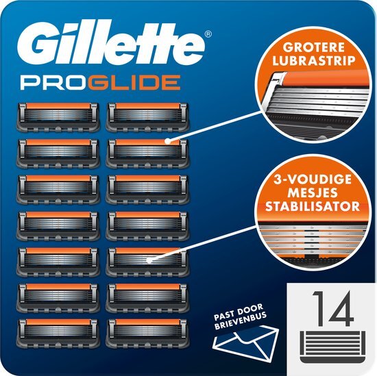 Gillette ProGlide Scheermesjes - 14 Navulmesjes Voor Mannen