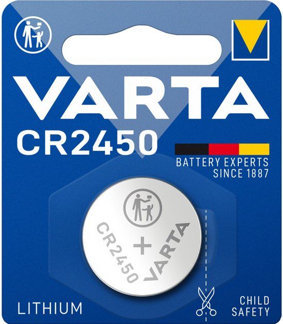 Varta Lithium Coin CR2450 Blister - 3 x - Voordeelverpakking