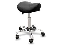 QUIRUMED Kruk type pony met basis van zwart staal - 8435270772937