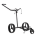 JuCad Golftrolley Carbon schaduw 3e wiel, zwart