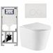 QeramiQ Dely Toiletset - Blanc mat