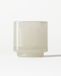 HEMA Bougeoir ⌀7x7cm Cube verre blanc (white wash)