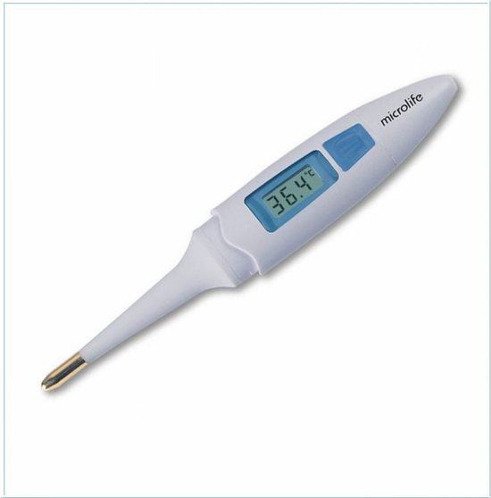 Microlife MT 200 - Digitale Thermometer - Betrouwbaar - 10 Seconden - Gold Tip - Koortsalarm - Flexibele Tip - Levenslange Garantie