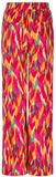 Lofty Manner Broek Trouser Dalila Qd35 810 Multi Color Print Dames Maat XS