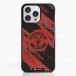 Manchester United Coque de Téléphone 3D Officielle – Design Abstrait Rouge et Noir