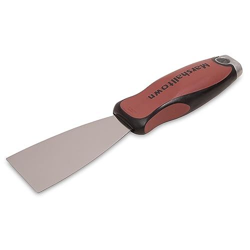 Marshalltown PK764SSD 2" SS Flexible Putty Knife - Wide End - Durasoft Handle, Silver