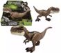 Dinosaure avec son