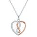 Rafaela Donata Halsketting Zilver 925 Zirkonia Wit 42 cm Dames