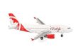 Herpa vliegtuigmodel Air Canada Rouge Airbus A319, miniatuur in schaal 1:500, verzamelobject, vliegtuigmodel zonder standaard, metaal