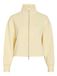 Vila Viloana L/S Zip Light Scuba Cardigan, Pastel Yellow, L