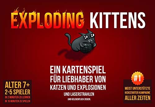 Asmodee Exploding Kittens Party-/Kaartspel, Duits - 4251338267832